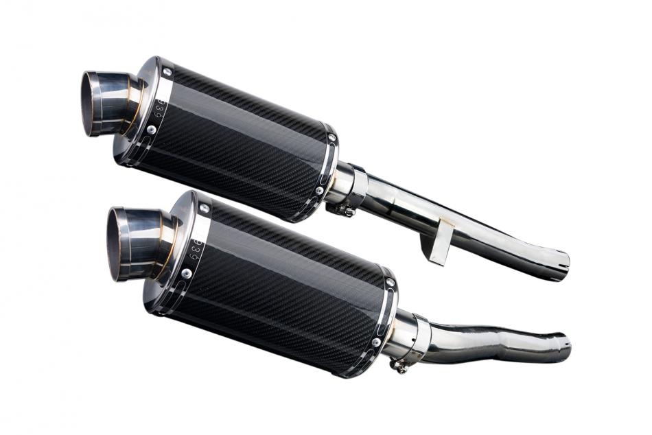 SUZUKI GSX1400 2001-2004 Echappement Silencieux 225mm Ovale Carbone PISTE