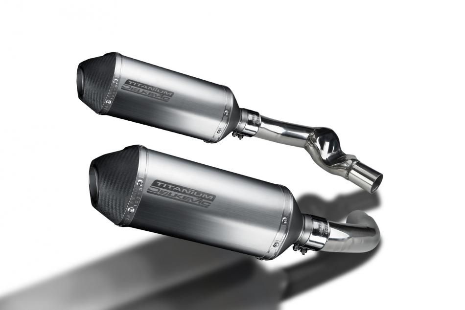 Honda CBR1000F 1987-1999 Echappement KIT-Silencieux 260mm X-Ovale Titane