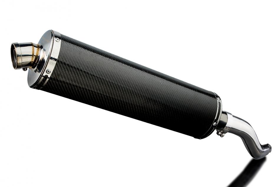 KAWASAKI Z750 2007-2012 Echappement Silencieux 450mm Ovale Carbone
