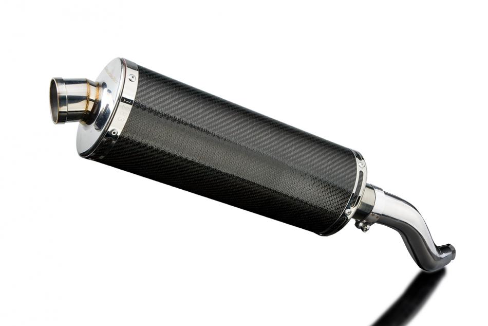 KAWASAKI Z750 2007-2012 Echappement Silencieux 350mm Ovale Carbone