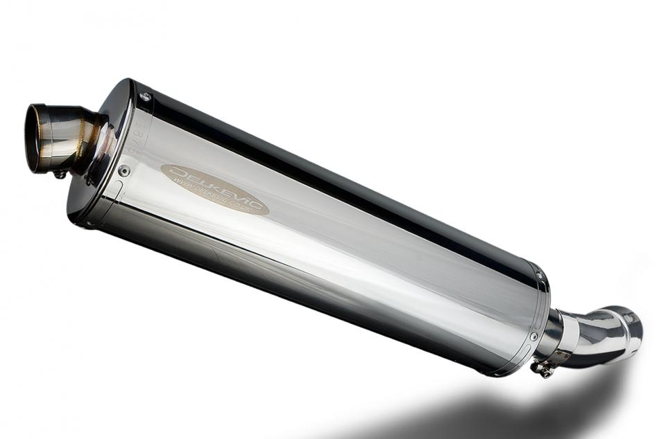 SUZUKI SV400 SV650 2003-2015 Echappement Silencieux 450mm Ovale Inox