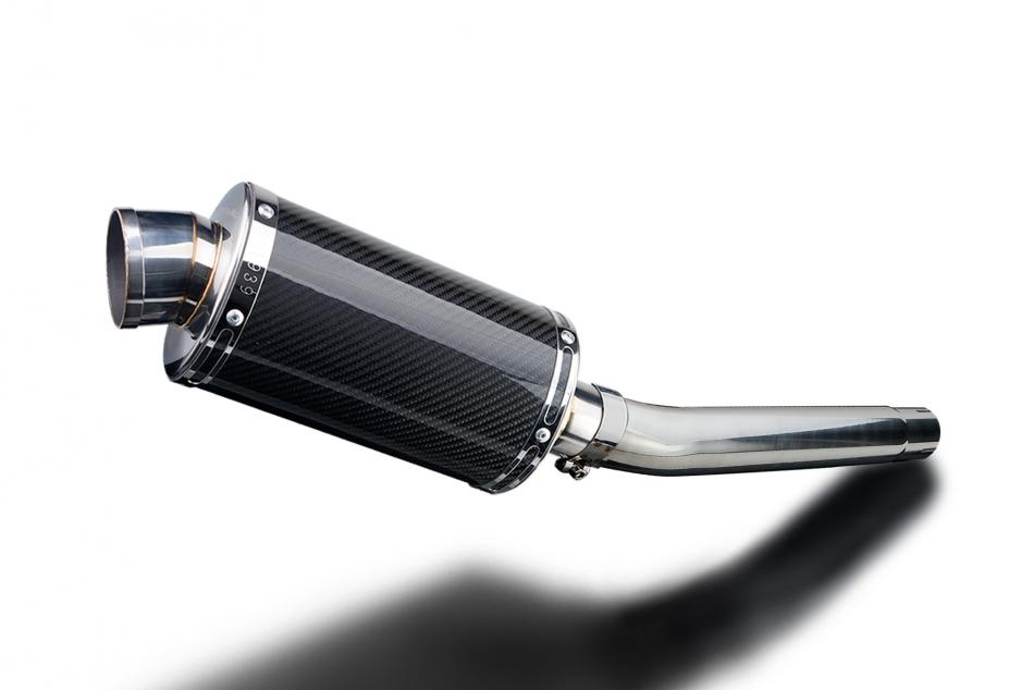SUZUKI GSXR1000 K5 K6 2005-2006 Echappement Silencieux 225mm Ovale Carbone PISTE