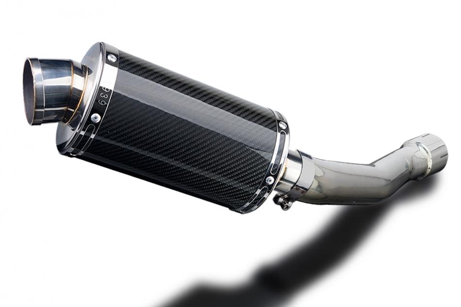 YAMAHA YZF-R1 YZFR1 1998-2001 Echappement Silencieux 225mm Ovale Carbone PISTE