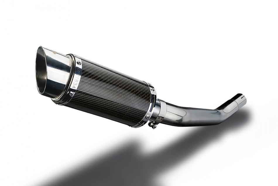 KAWASAKI ZX6R Ninja 636 2003-04 Echappement Pot 200mm Rond Carbone PISTE