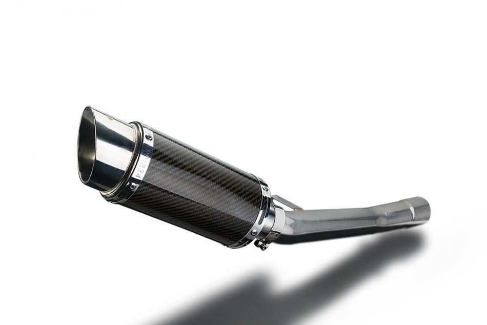 SUZUKI GSX600 F 1997-2006 Echappement Silencieux 200mm Rond Carbone PISTE