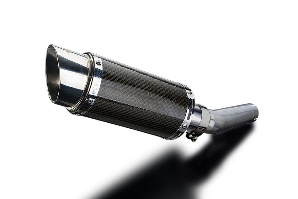 HONDA CBR600F 1991-1998 Echappement Silencieux 200mm Rond Carbone PISTE