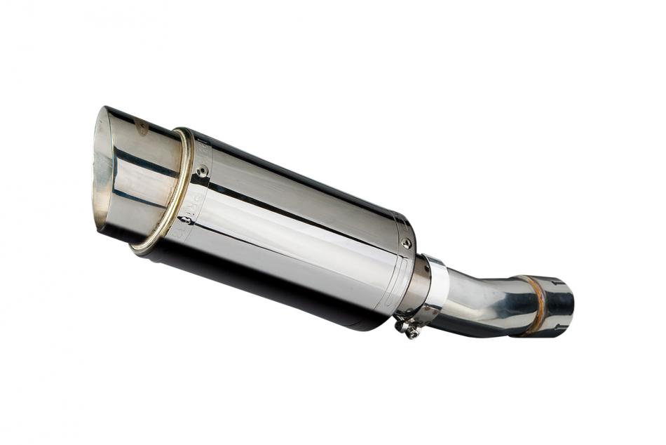 SUZUKI SV650 SV650S SV400 98-02 Echappement Silencieux 200mm Rond Inox PISTE