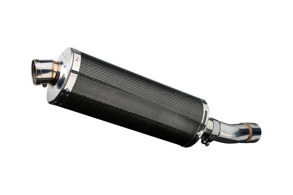 SUZUKI SV650 SV650S SV400 1998-2002 Echappement Silencieux 350mm Ovale carbone