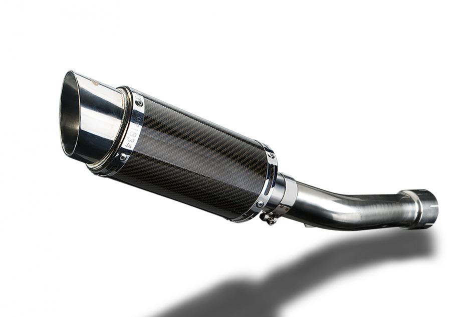 YAMAHA FZ1 FAZER FZS1000 06-15 Echappement Silencieux 200mm Rond CarbonePISTE