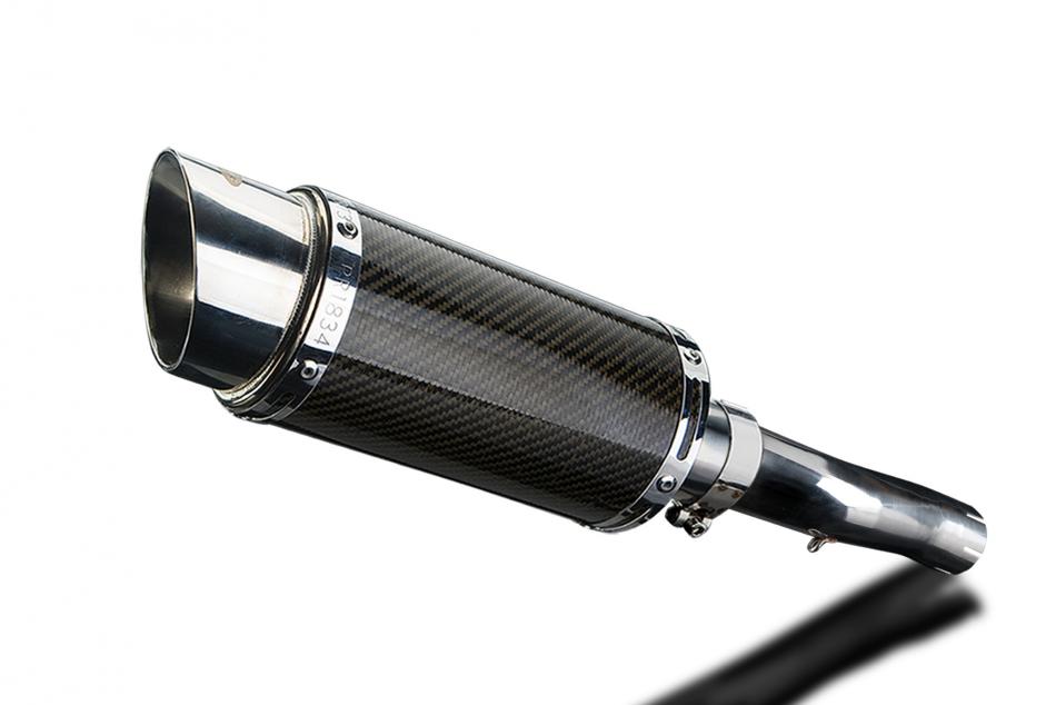 HONDA CB600F HORNET 07-13 Echappement Silencieux 200mm Rond Carbone (PISTE)