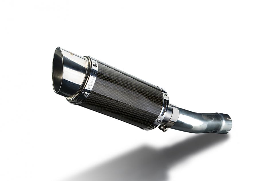 YAMAHA XJR1300 2007-2017 Echappement Silencieux 200mm Rond Carbone PISTE