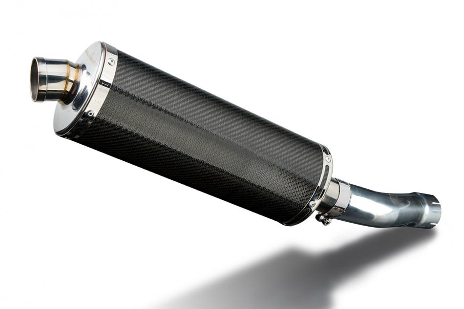 YAMAHA XJR1300 2007-2017 Echappement Silencieux 350mm Ovale Carbone