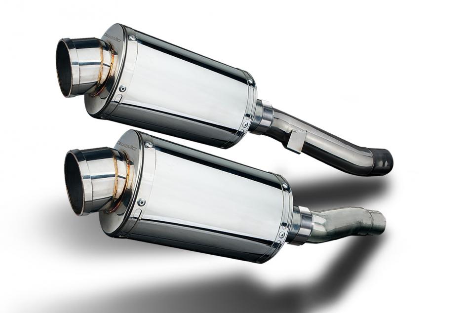 KAWASAKI ZZR400 ZZR600 1990-2009 Echappement Silencieux 225mm Ovale Inox