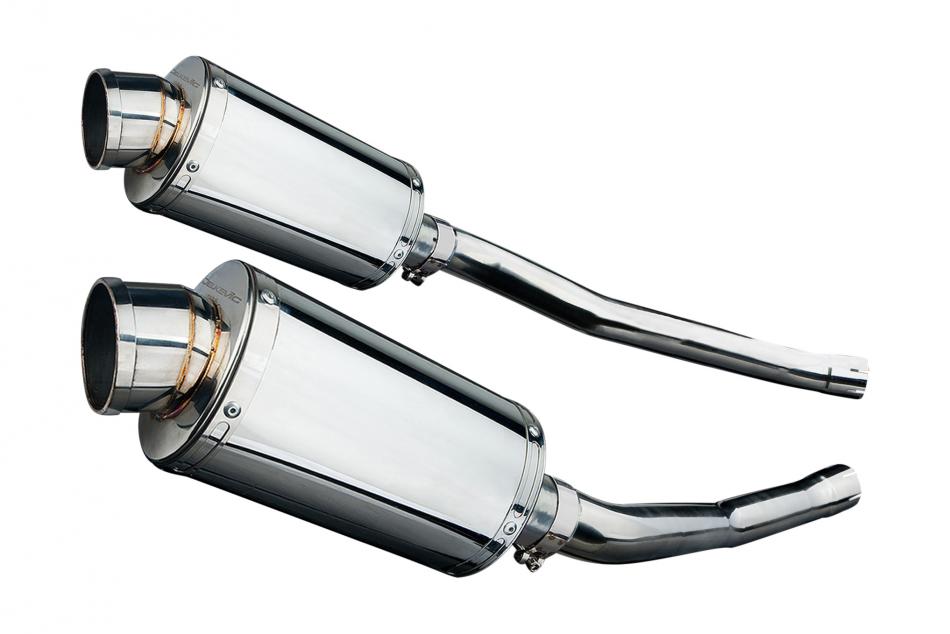 KAWASAKI ZZR1400 ZX1400 NINJA 2006-2007 Echappement Pot 225mm Ovale Inox PISTE