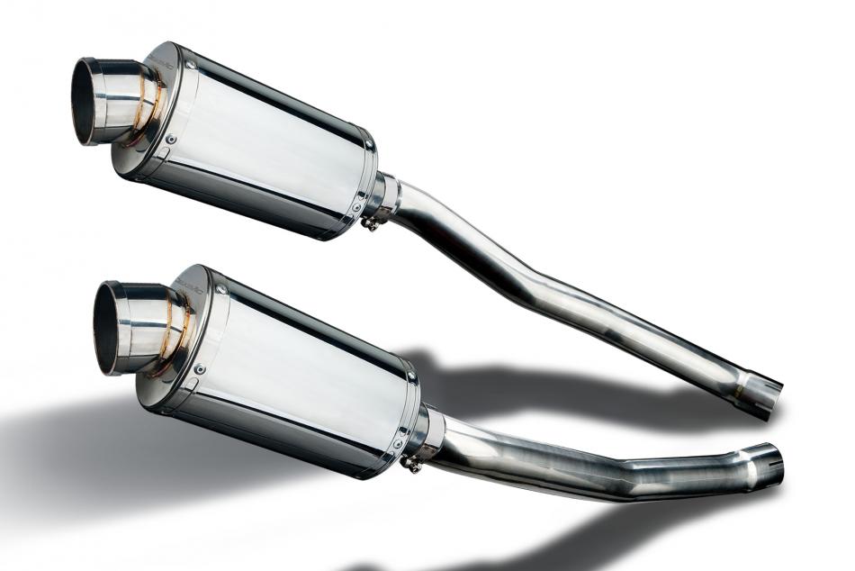 KAWASAKI ZZR1400 ZX1400 NINJA 2008-2011 Echappement Pot 225mm Ovale Inox PISTE