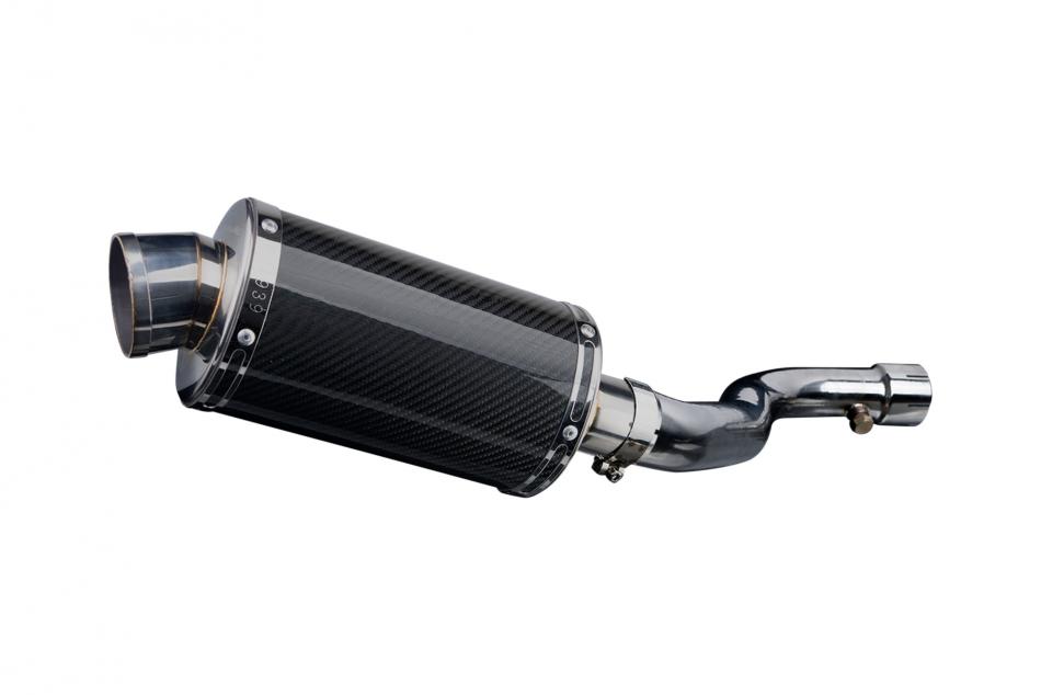 SUZUKI GSX-R1000 K9 2009-11 Echappement DECAT Silencieux 225 Ovale Carbone PISTE