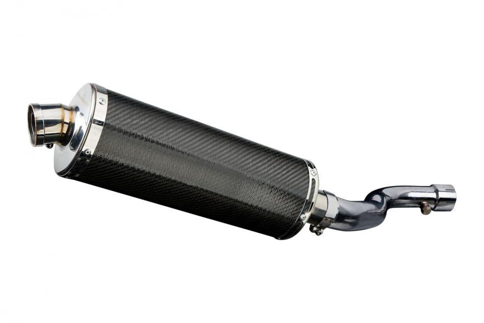 SUZUKI GSXR1000 K9 2009-2011 Echappement DECAT Silencieux 350mm Ovale Carbone
