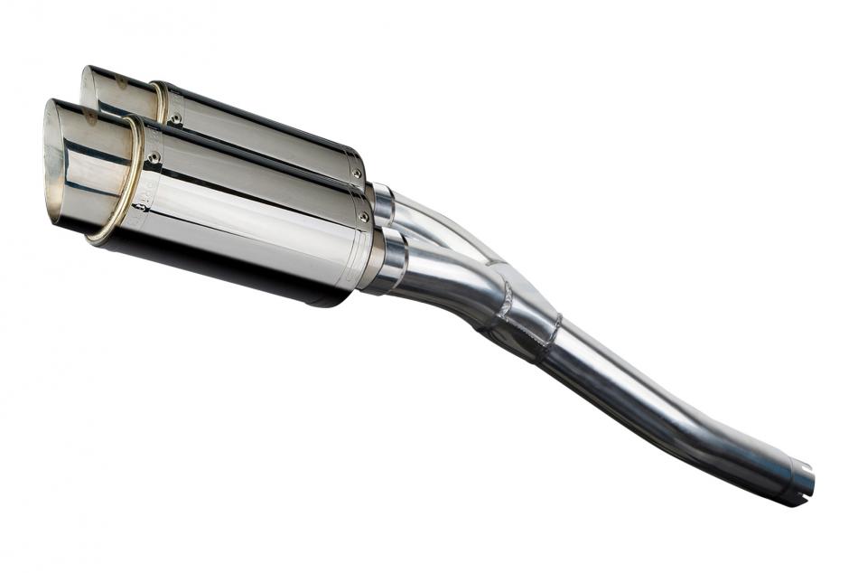 YAMAHA FZ6 N/S FAZER 2004-2010 Echappement Pot SousSiï¿½ge 200mm Rond Inox PISTE