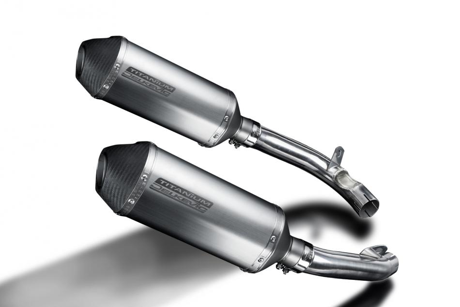 HONDA VTR1000 Firestorm 1997-2003 Echappement Silencieux 2x 260mm X-Ovale Titane