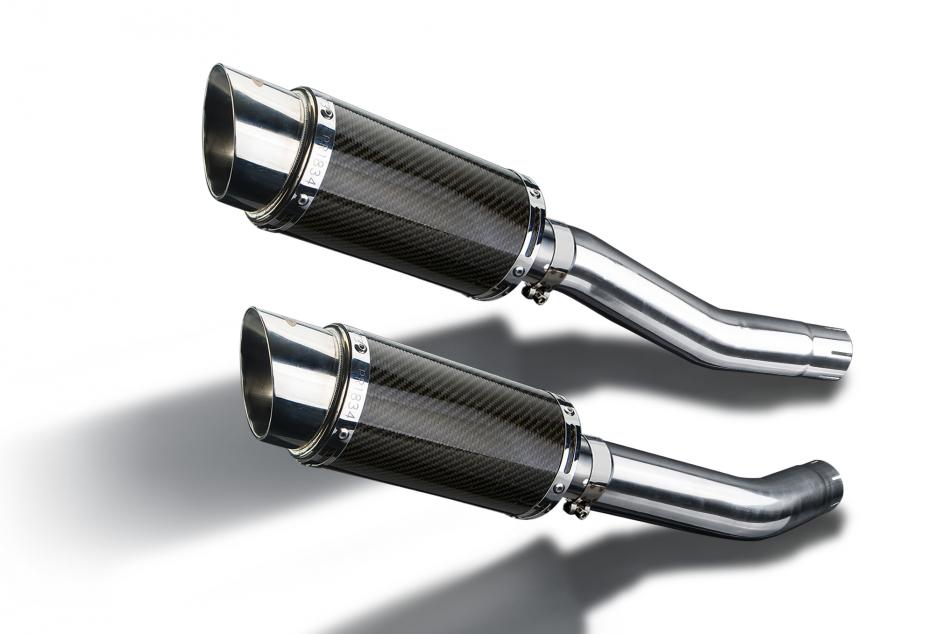 YAMAHA YZF-R1 4C8 2007-2008 Echappement Silencieux 200mm Rond Carbone PISTE