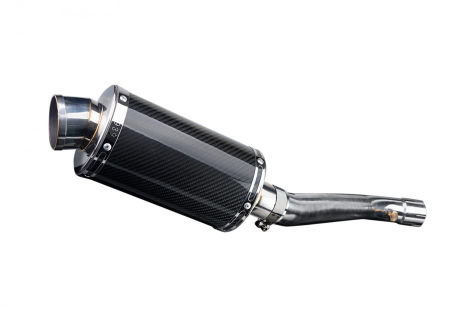 KAWASAKI ZX10R NINJA 2011-15 Echappement DECAT Silencieux 225 OvaleCarbone PISTE