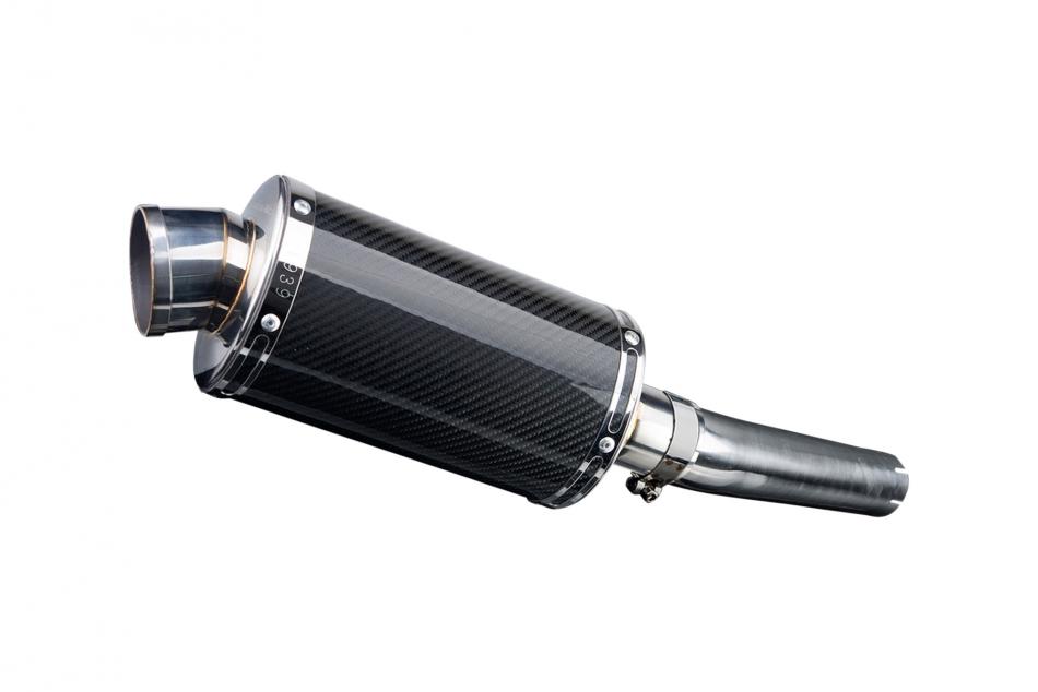 HONDA CBF600N CBF600S 2004-2007 Echappement Silencieux 225mm Ovale Carbone PISTE