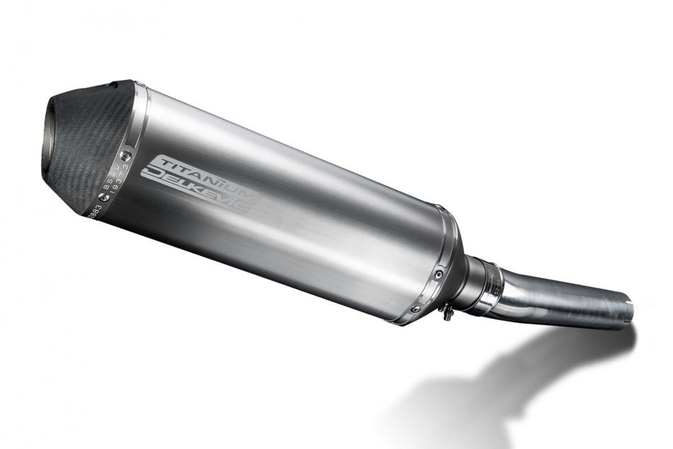 HONDA CBF600S CBF600N 2004-2007 Echappement Silencieux 343mm X-Ovale Titane