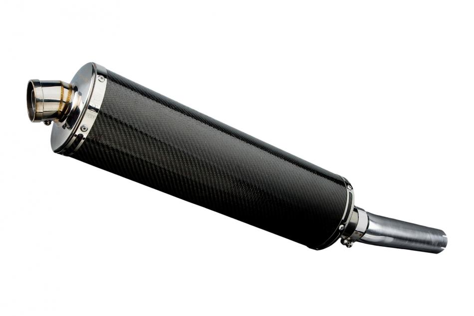 HONDA CBF600 S N 2004-2007 Echappement Silencieux 450mm Ovale Carbone