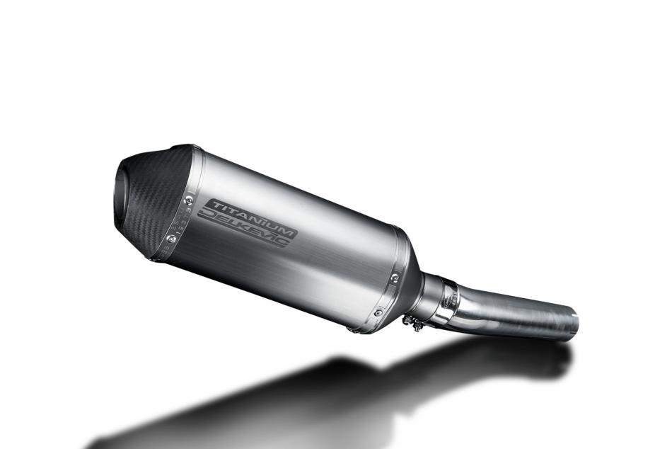 HONDA CBF600S CBF600N 2004-2007 Echappement Silencieux 260mm X-Ovale Titane