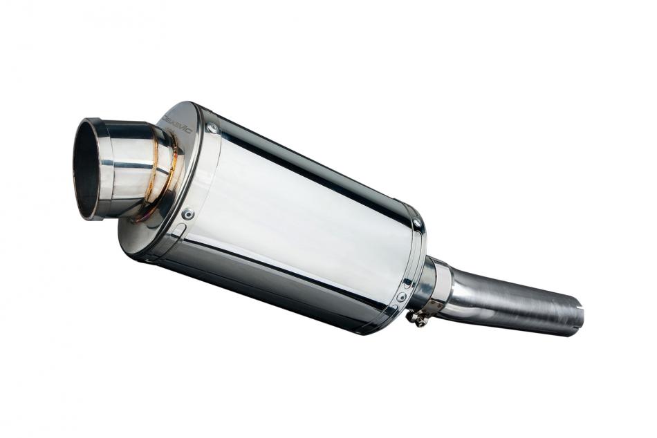 HONDA CBF600N CBF600S 2004-2007 Echappement Silencieux 225mm Ovale Inox PISTE