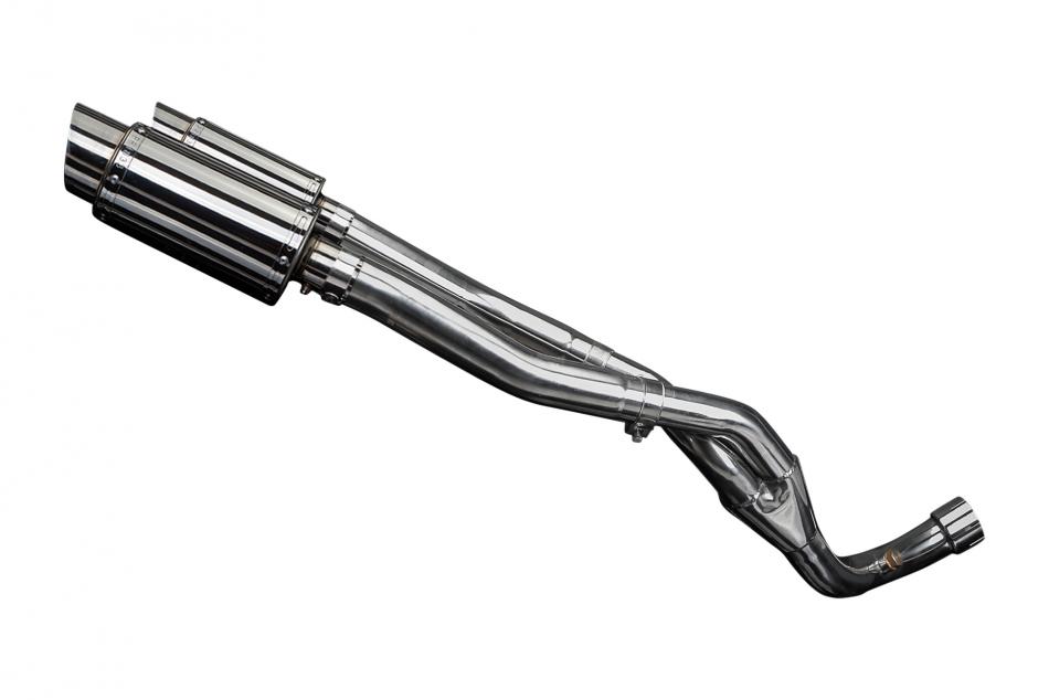 YAMAHA YZF-R1 4C8 2007-2008 Echappement DECAT Silencieux 2x200mm Rond Inox PISTE