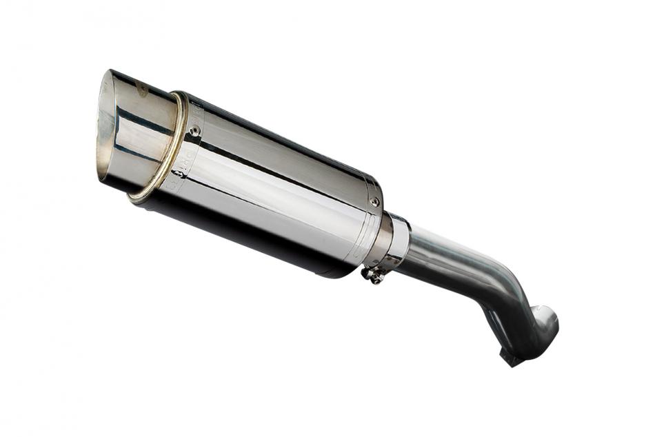 HONDA VFR800Fi 1998-2001 Echappement HAUT Silencieux 200mm Rond Inox PISTE