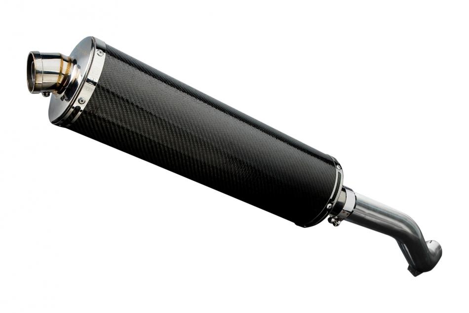 HONDA VFR800Fi 1998-01 Echappement HAUT Silencieux 450mm Ovale Carbone