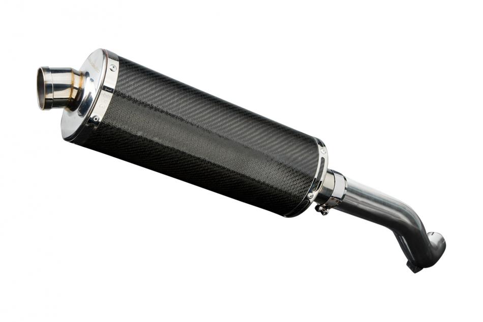 HONDA VFR800Fi 1998-2001 Echappement HAUT Silencieux 350mm Ovale Carbone