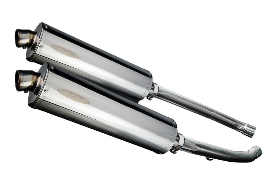 Kawasaki ZZR1400 ZX14 2012-2023 Echappement Silencieux 450mm Ovale Inox