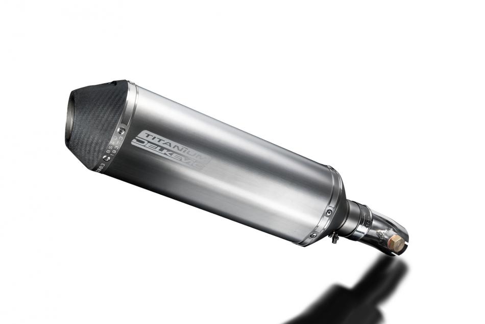 KAWASAKI KLE650 VERSYS 2007-2014 Echappement Silencieux 343mm X-Ovale Titane