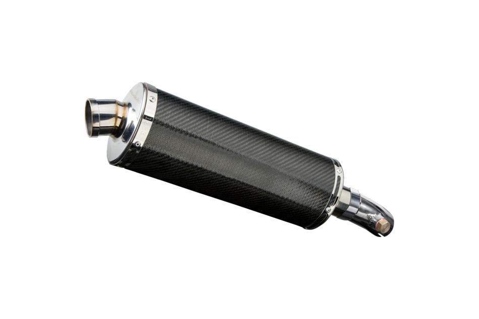 KAWASAKI KLE650 VERSYS 2007-2014 Echappement Silencieux 350mm Ovale Carbone