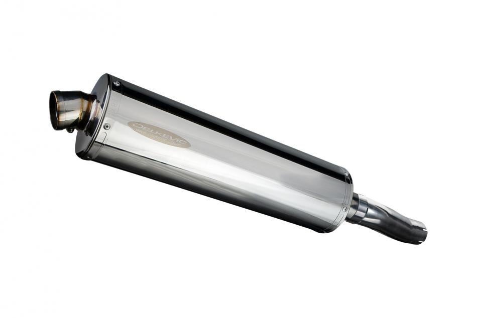 HONDA CBF600S CBF600N ABS 2008-2012 Echappement Silencieux 450mm Ovale Inox