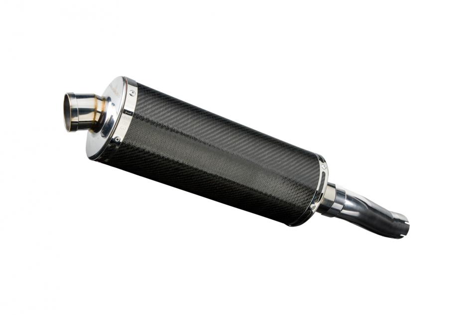 HONDA CBF600N CBF600S ABS 2008-2012 Echappement Silencieux 350mm Ovale Carbone