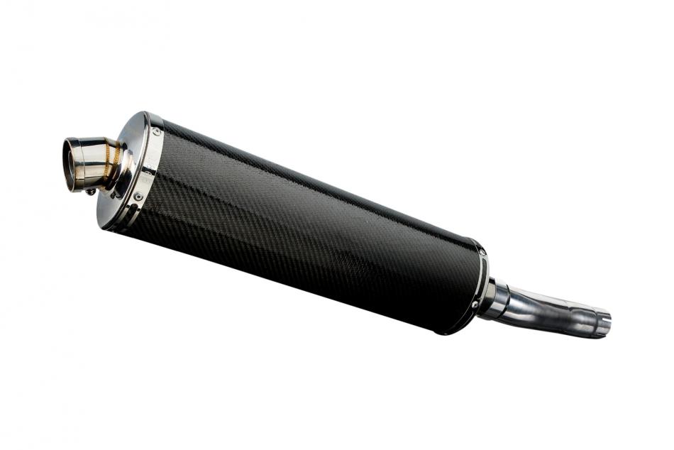 TRIUMPH SPEED TRIPLE 955i 02-04 Echappement Silencieux 450mm Ovale Carbone