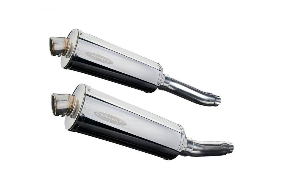 YAMAHA TRX850 1995-1999 Echappement Silencieux 350mm Ovale Inox