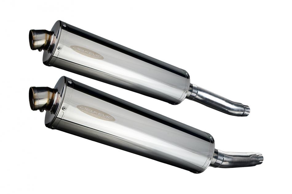 YAMAHA TRX850 1995-1999 Echappement Silencieux 450mm Ovale Inox