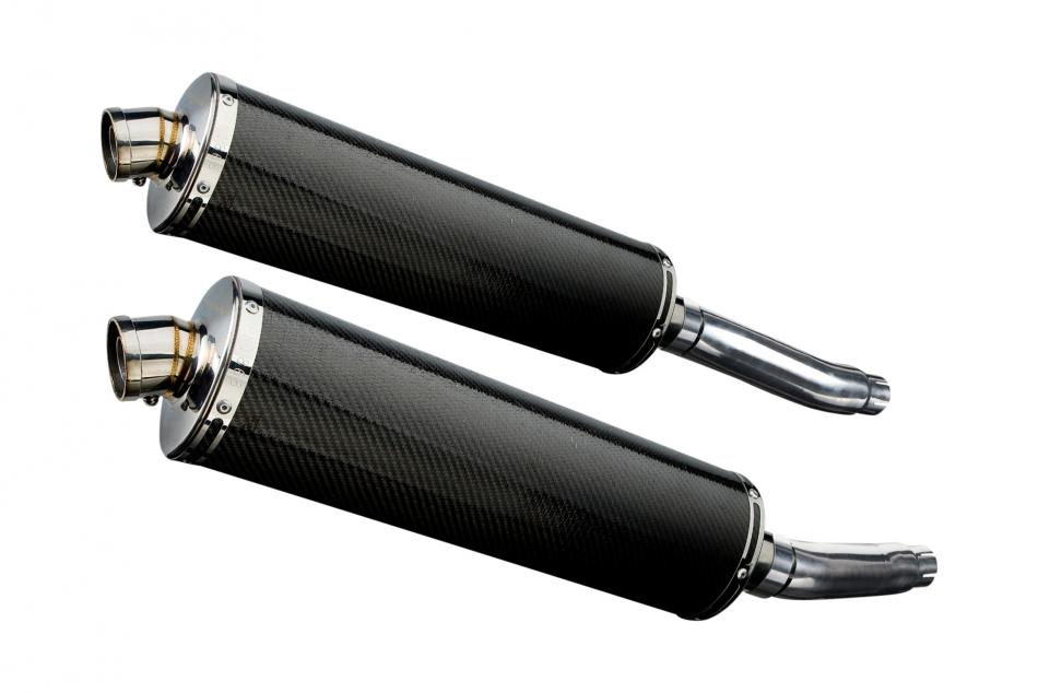 YAMAHA TRX850 1995-1999 Echappement Silencieux 450mm Ovale Carbone