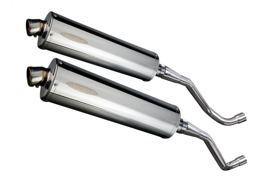 YAMAHA XT660X XT660R 2004-2016 Echappement Silencieux 450mm Ovale Inox