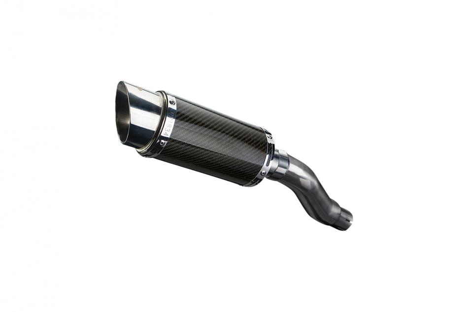 KAWASAKI NINJA 300 2013-2018 Echappement Silencieux 200mm Rond Carbone PISTE