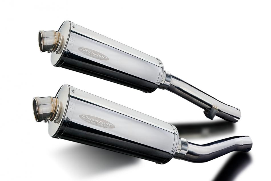 YAMAHA XJR1300 SP 1998-2007 Echappement Silencieux 350mm Ovale Inox