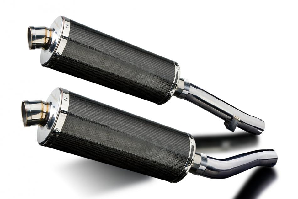YAMAHA XJR1300 SP 1998-2007 Echappement Silencieux 350mm Ovale Carbone