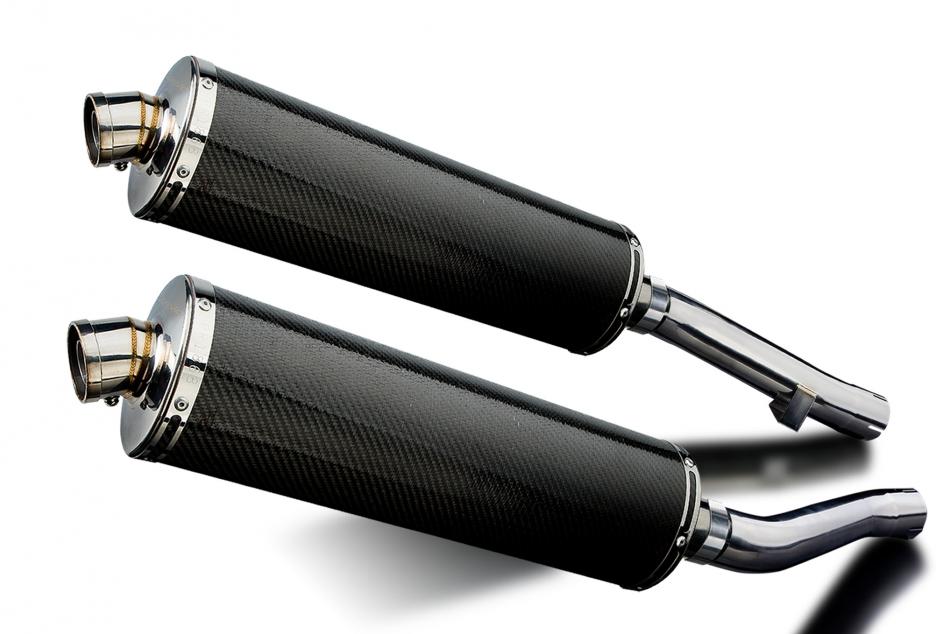 YAMAHA XJR1300 SP 1998-2007 Echappement Silencieux 450mm Ovale Carbone