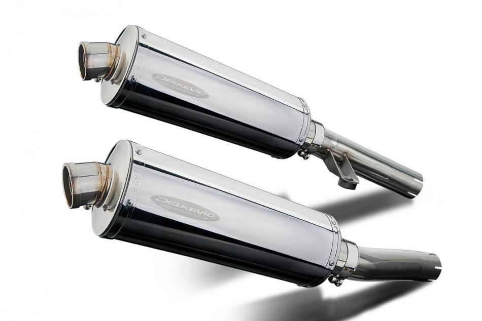 KAWASAKI ZZR1200 NINJA 2002-2005 Echappement Silencieux 350mm Ovale Inox