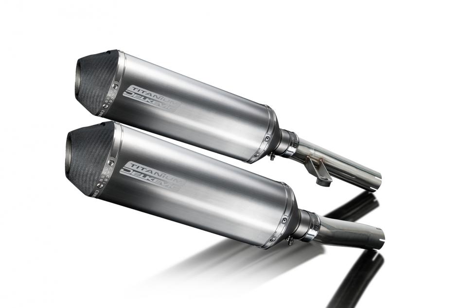 KAWASAKI ZZR1200 2002-2005 Echappement Silencieux 343mm X-Ovale Titane